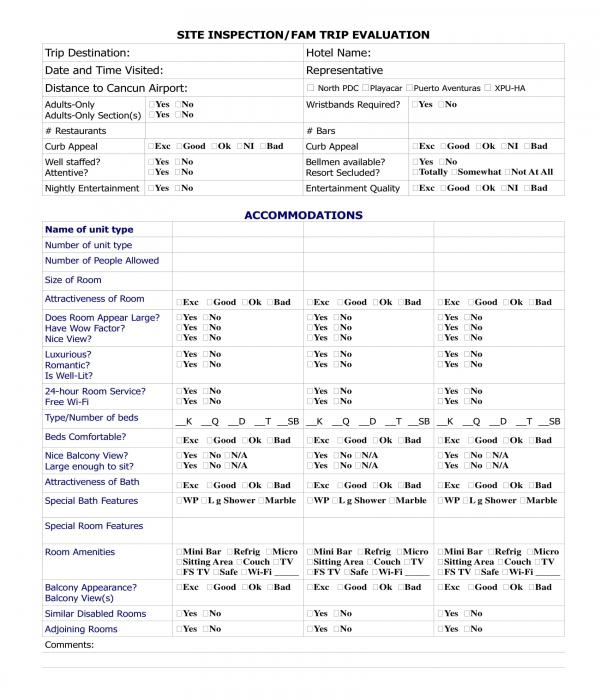 FREE 3+ Hotel Feedback Evaluation Forms in PDF MS Word