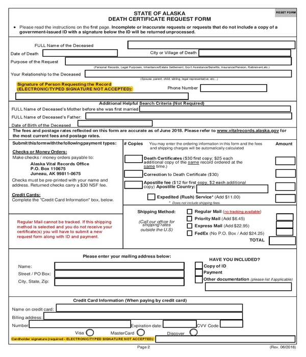 FREE 5+ Death Certificate Forms in PDF MS Word