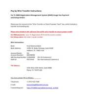 Wiring Instruction Wire Instructions Template A Wire Transfer