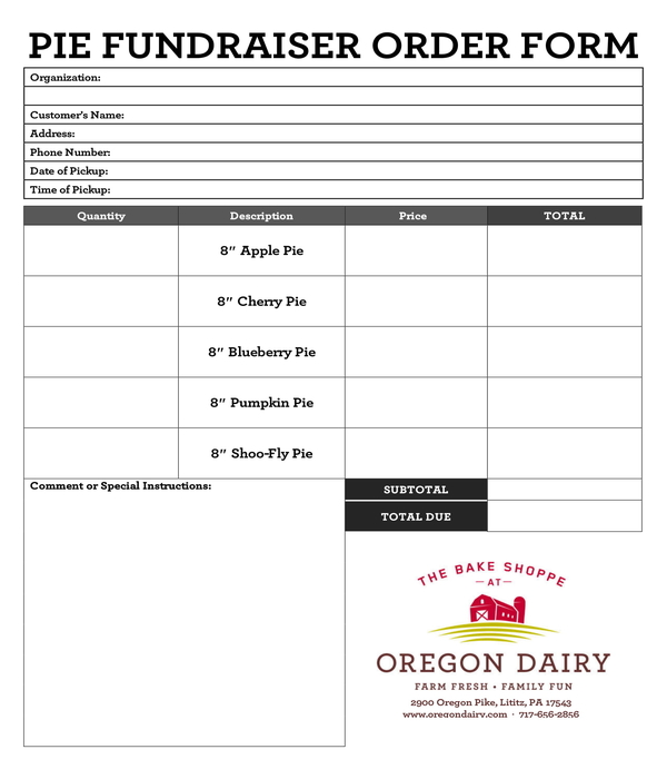 FREE 10+ Fundraiser Order Forms in PDF MS Word Excel