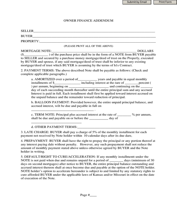 FREE 11+ Real Estate Addendum Forms in PDF