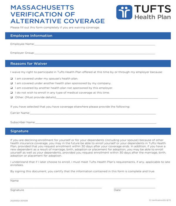 FREE 11+ Medical Health Insurance Verification Forms in PDF