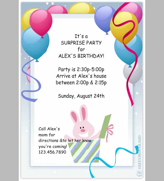 Party Invitation Template Download in PSD, PDF