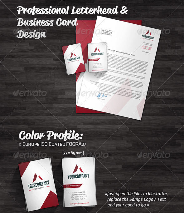 FREE 35+ Top Business Letterhead Templates in AI InDesign MS Word