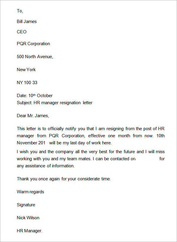 Two Weeks Notice Letter 12+ Download Free Documents in Word
