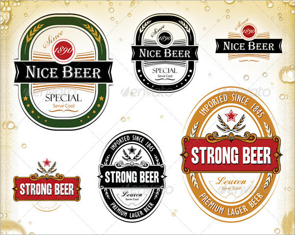 6 Sample Beer Label Templates to Download Sample Templates