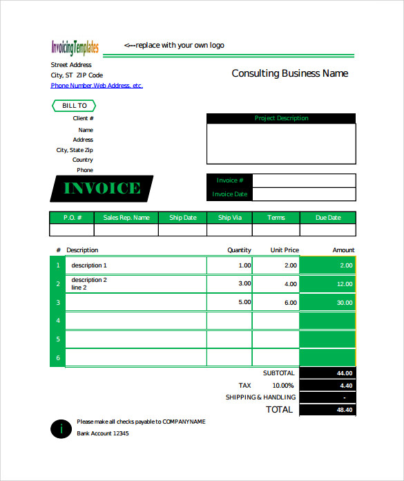 FREE 13+ Billing Invoice Samples in Google Docs Google Sheets Excel