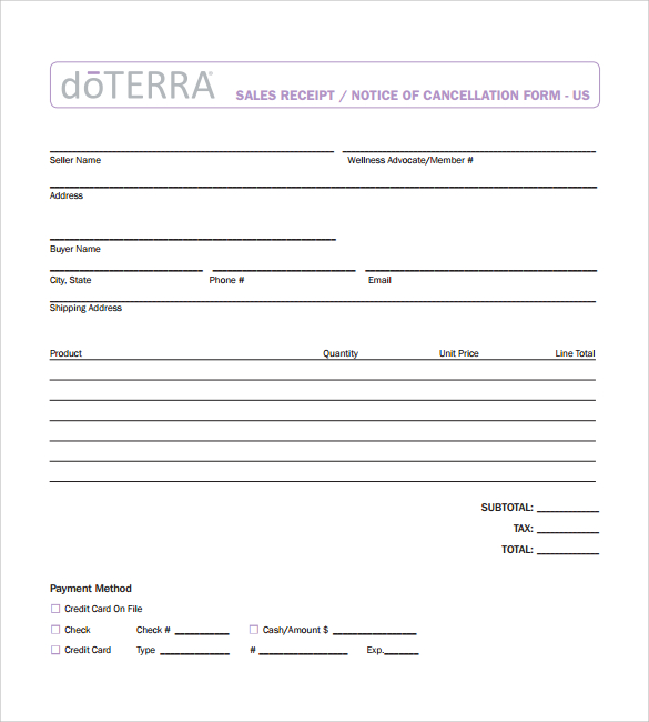 FREE 20+ Sample General Receipt Templates in Google Docs MS Word