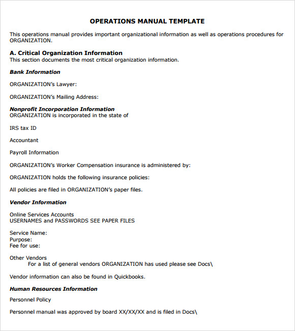 20 Free Instruction Manual Templates (User Manual /.