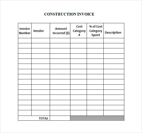 FREE 28+ Sample Invoice Templates in Pages MS Word Numbers
