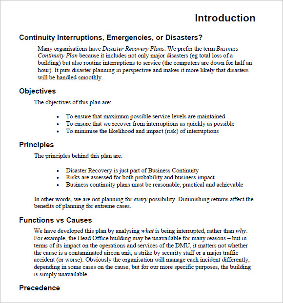 Business Continuity Plan Template Australia klauuuudia