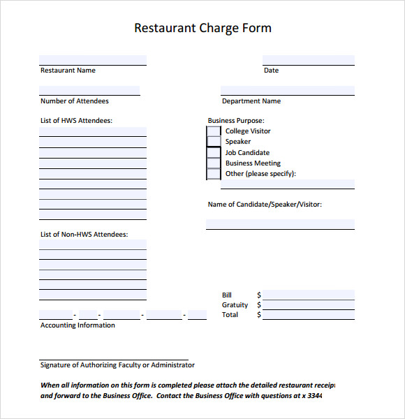 9 Restaurant Receipt Templates Free Samples, Examples & Format