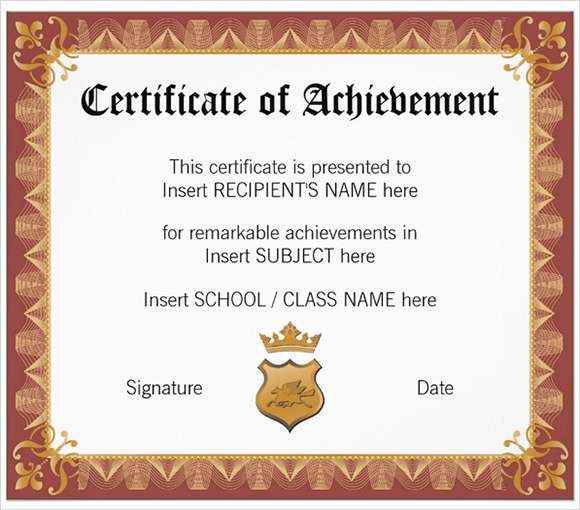FREE 39+ School Certificate Templates in AI InDesign MS Word