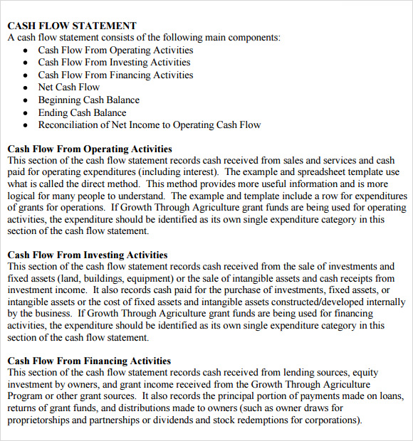 FREE 8+ Cash Flow Statement Samples in Google Docs MS Word Pages PDF