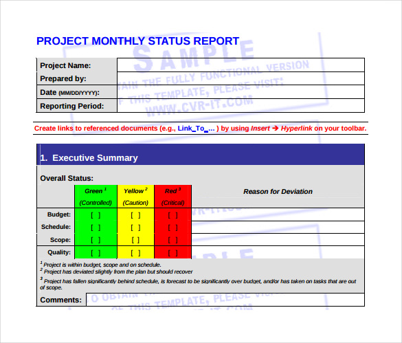 40+ Monthly Management Report Templates in PDF