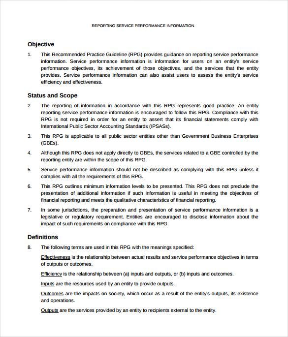 10+ Sample Service Reports Sample Templates
