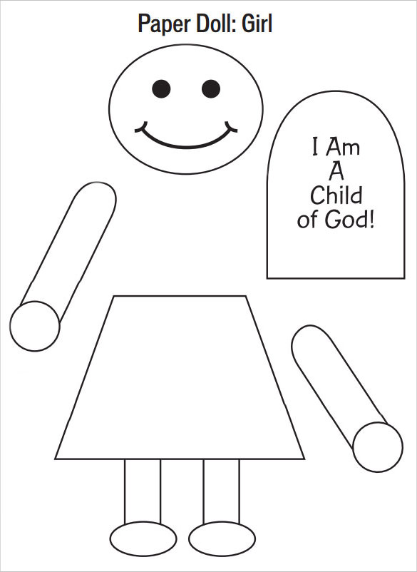 FREE 6+ Sample Paper Doll in PDF PSD