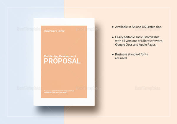 FREE 29+ Sample Formal Proposal Templates in PDF MS Word Excel