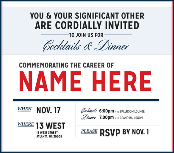 Mention details such as the date of retirement, company from which the person is retiring, future plans, and whether there will be. 11+ Retirement Party Flyer Templates to Download | Sample ...