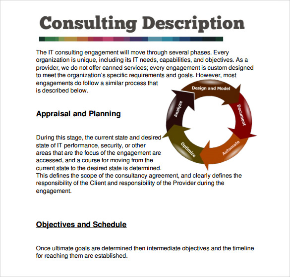 Sample Consultant Proposal Template 6+ Free Documents Download in PDF