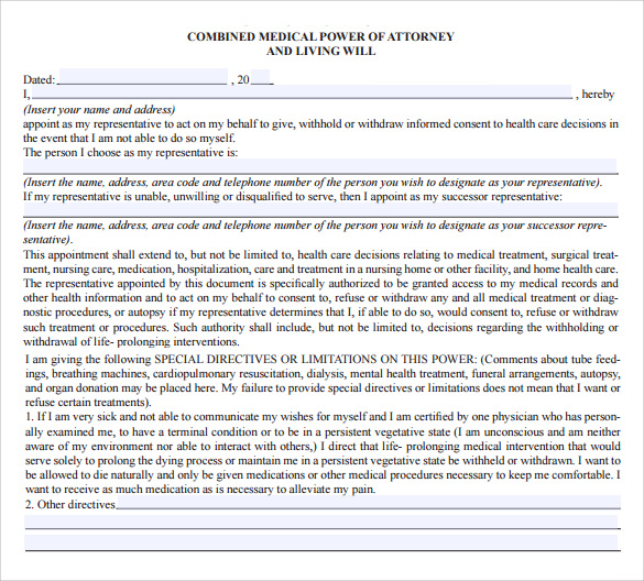 FREE 7+ Sample Medical Power of Attorney Forms in PDF