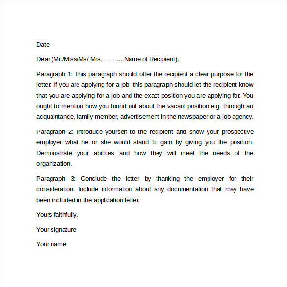 Cover Letter Dear Mr Or Mrs 89+ Cover Letter Samples