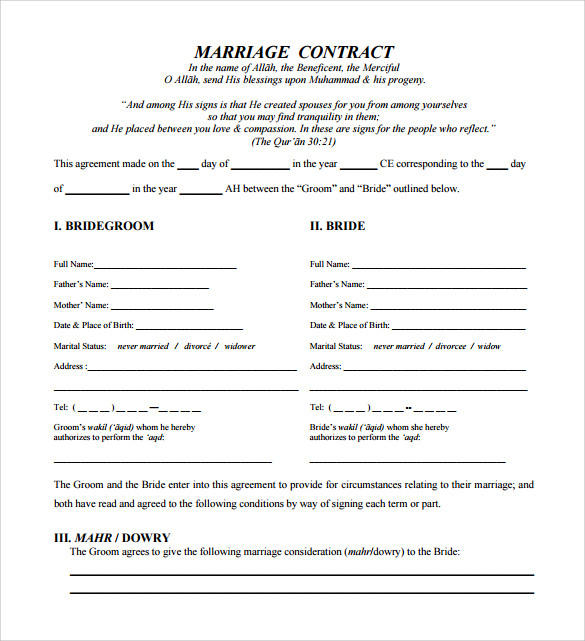 21+ Wedding Contract Samples Sample Templates 21+ Wedding Contract Samples Sample Templates