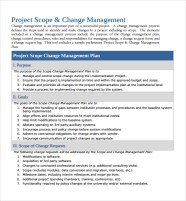 Change Management Project Plan Template