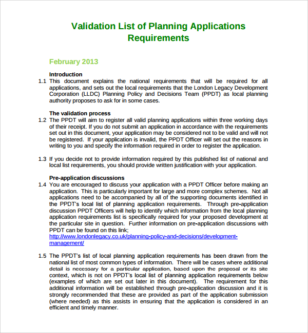 10+ Validation Plan Templates Sample Templates