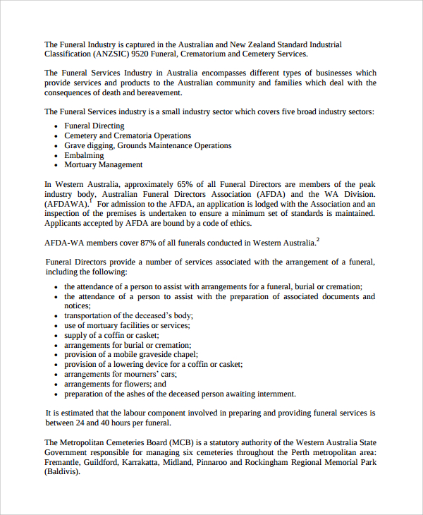 FREE 12+ Sample Funeral Service in PDF PSD MS Word