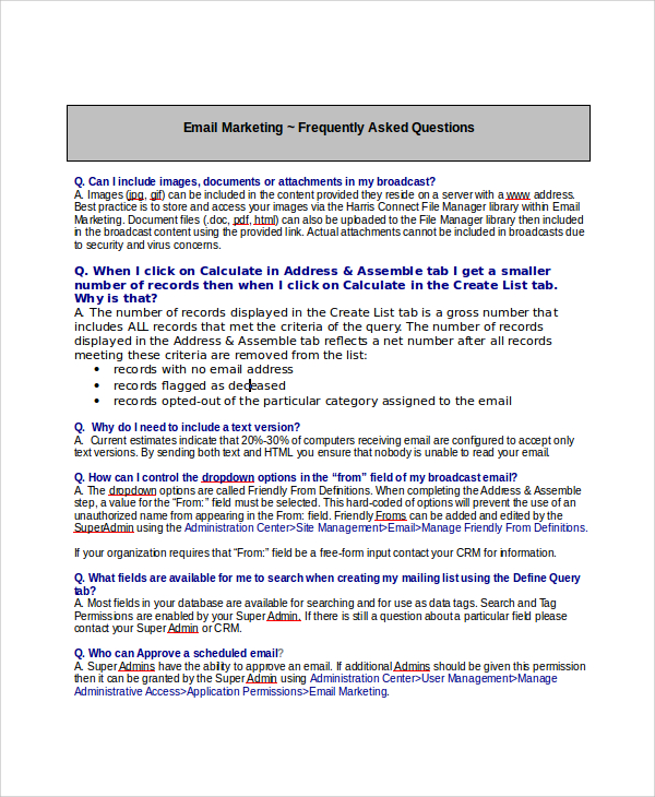 FREE 12+ Email Marketing Samples in PDF MS Word PSD