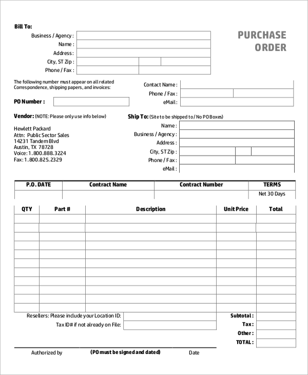 FREE 8+ Sample Order Forms in MS Word PDF