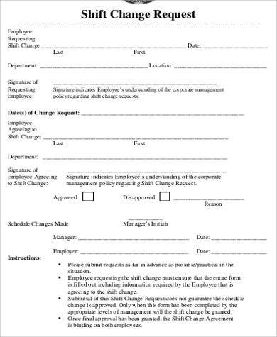 FREE 13+ Sample Change Request Forms in MS Word | PDF