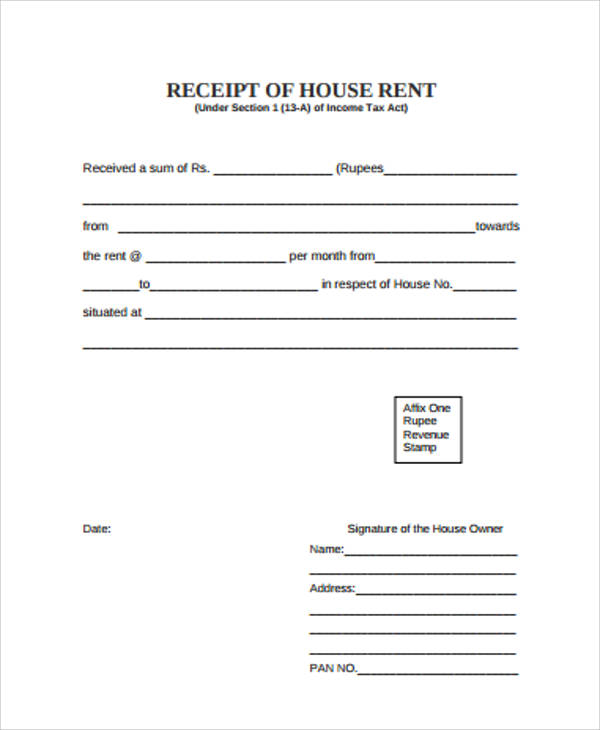 House rent receipt house rent receipt book nolfdiva