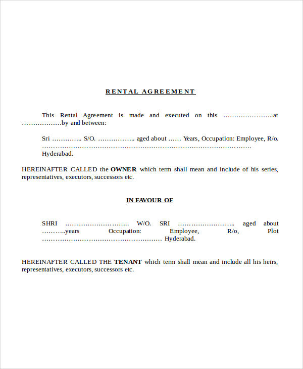 FREE 35+ Sample Agreement Forms in MS Word PDF