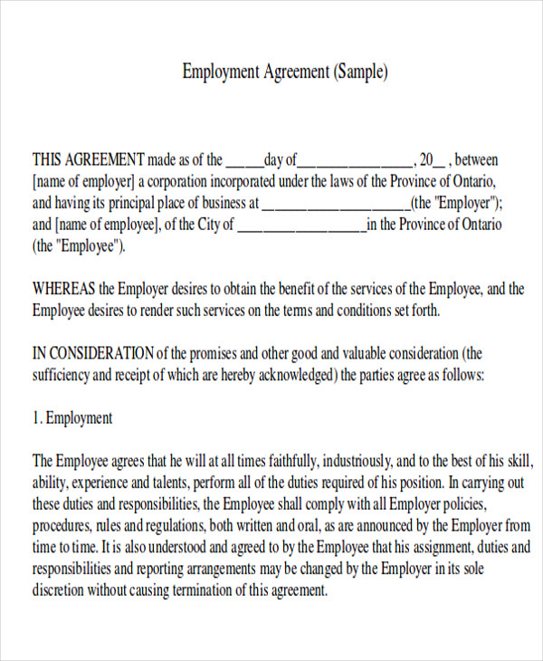 FREE 11+ Service Contract Samples in PDF