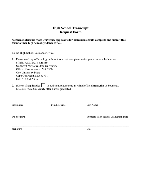 FREE 50+ Sample Request Forms in PDF MS Word