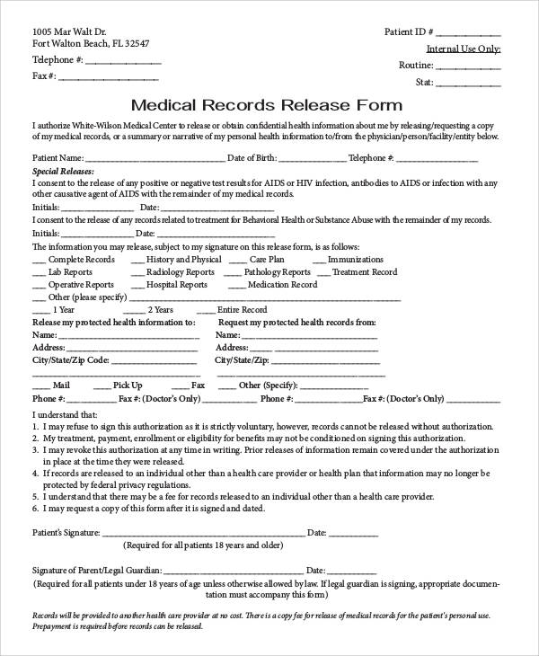 FREE 53+ Generic Release Forms in PDF FREE 53+ Generic Release Forms in PDF