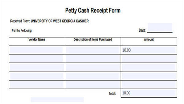 FREE 36+ Printable Receipt Forms in PDF | MS Word