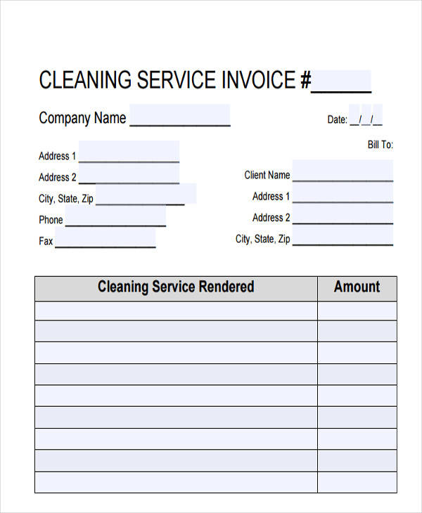 FREE 45+ Invoice Templates in MS Word PDF
