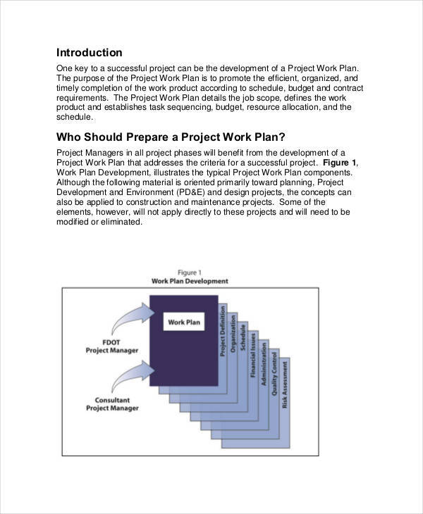 FREE 43+ Sample Work Plan Templates in PDF MS Word Google Docs