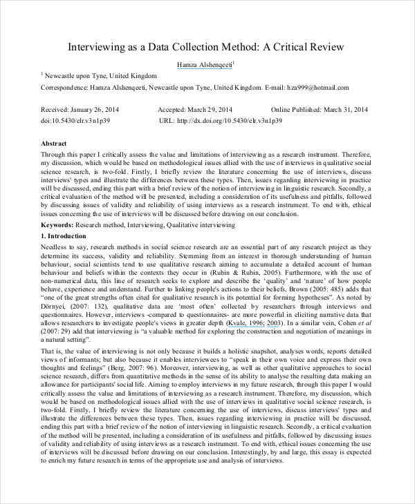FREE 32+ Research Paper Examples in PDF MS Word