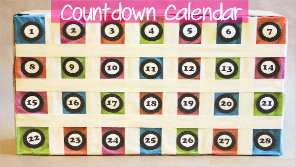 FREE 8+ Countdown Calendar Templates in PDF