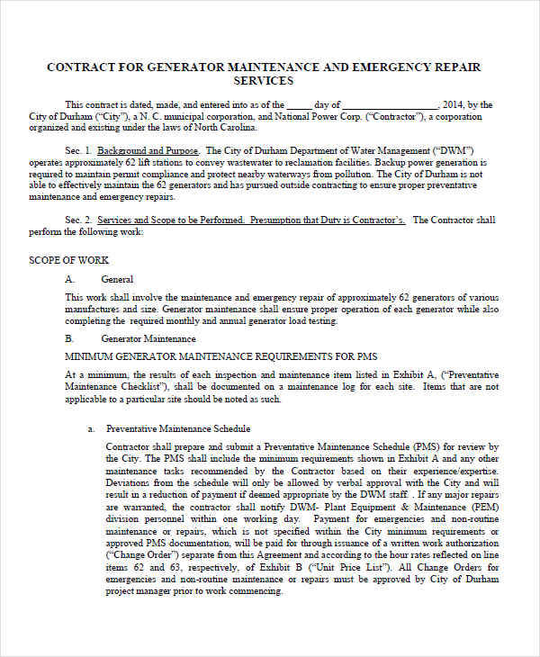 How To Sell Maintenance Contracts Hvac Maintenance