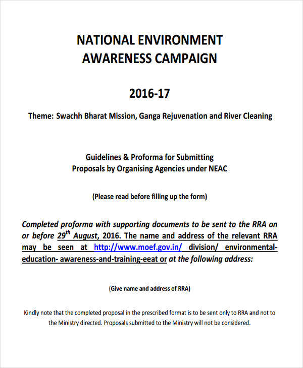 FREE 46+ Project Proposals in PDF MS Word Pages Google Docs