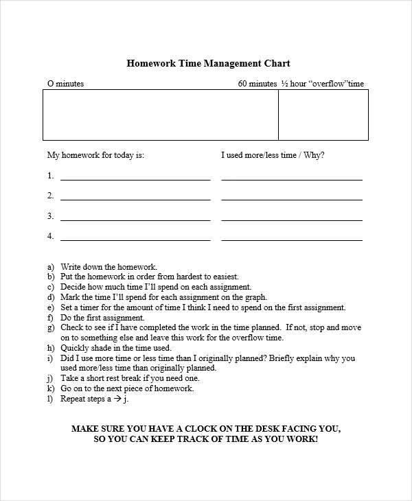 FREE 27+ Time Chart Templates in PDF MS Word