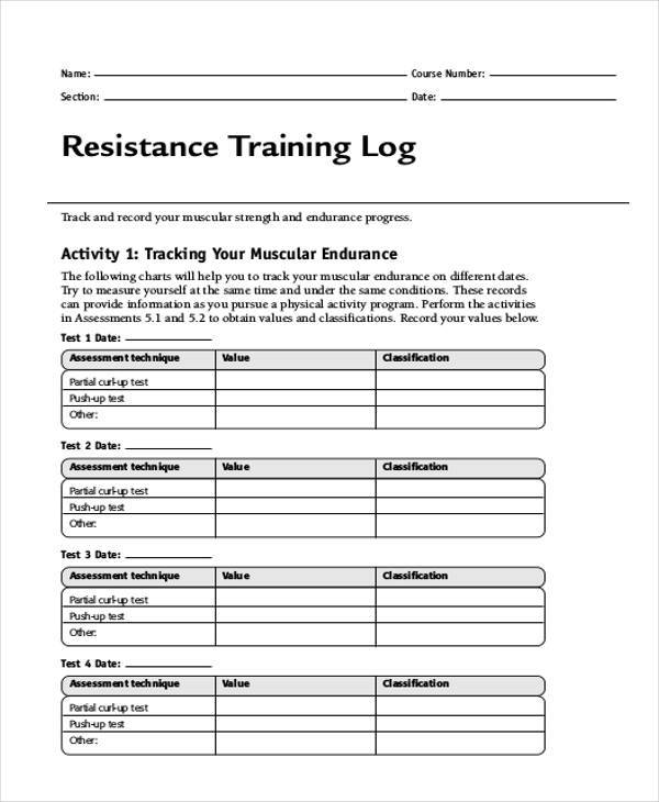 FREE 33 Log Templates in PDF