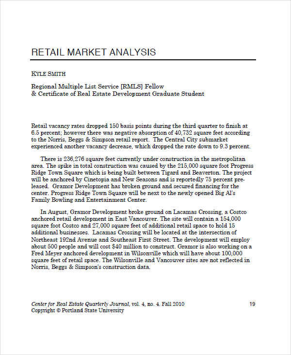 FREE 43+ Analysis Templates in MS Word Excel PDF Google Docs Pages