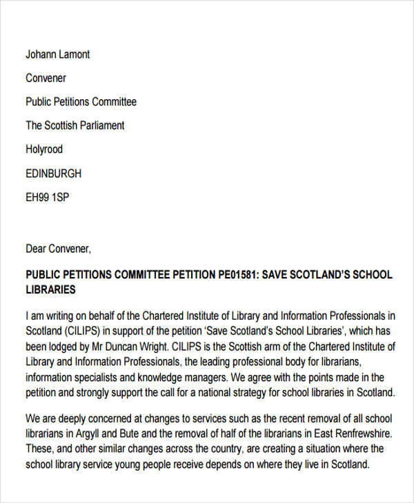 FREE 8+ School Petition in PDF