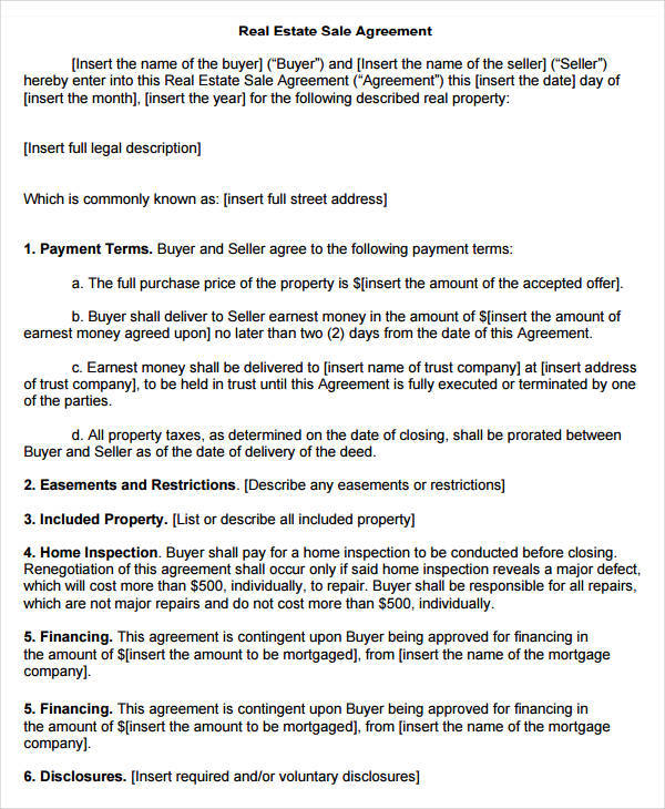 FREE 11+ House Sales Contract Samples & Templates in MS Word Google